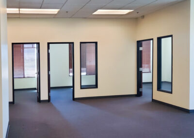 View from large open room into offices at Gateway Executive Suites Lincoln CA